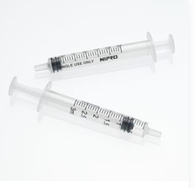 Seringues jetables Nipro sans aiguille 