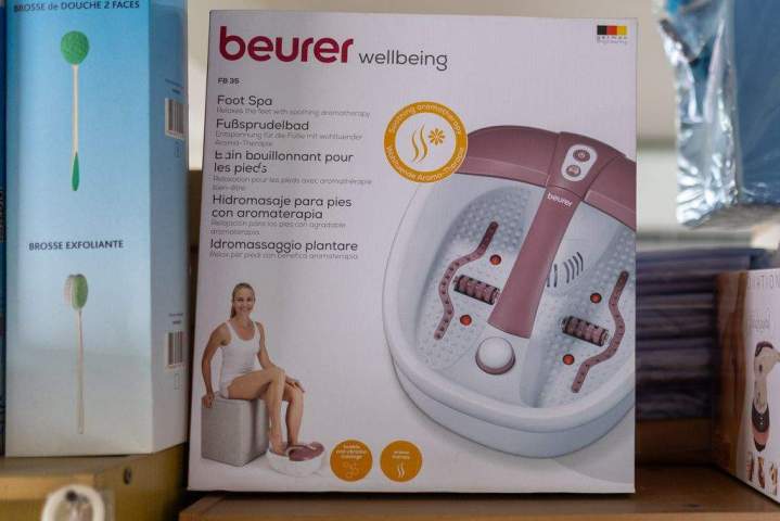 Bain de pieds massant